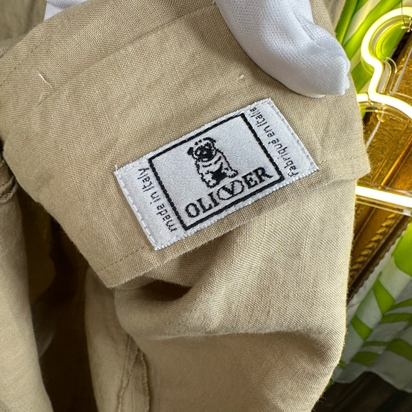 XS Oliver by Garavani Valentino 100% Linen Dress with Gold Embossed Buttons - Picture 4 of 8